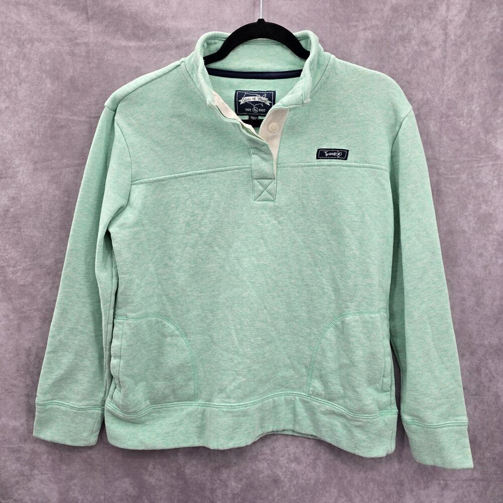 State of‎ Mine Green Sweater Pullover Long Sleeve Cardigan Activewear Medium
